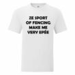 Kép 1/13 - "Ze sport of fencing" póló