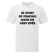 Kép 1/13 - "Ze sport of fencing" póló