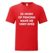 Kép 5/13 - "Ze sport of fencing" póló