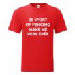 Kép 5/13 - "Ze sport of fencing" póló