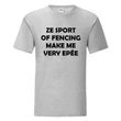 Kép 7/13 - "Ze sport of fencing" póló
