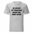 Kép 7/13 - "Ze sport of fencing" póló