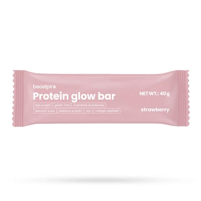 GlowBar fehérjeszelet - BeastPink